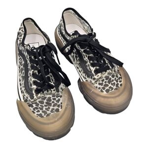 New Vans Old Skool Tapered Mesh Dx Modular Dots Leopard Print Women's sz 5